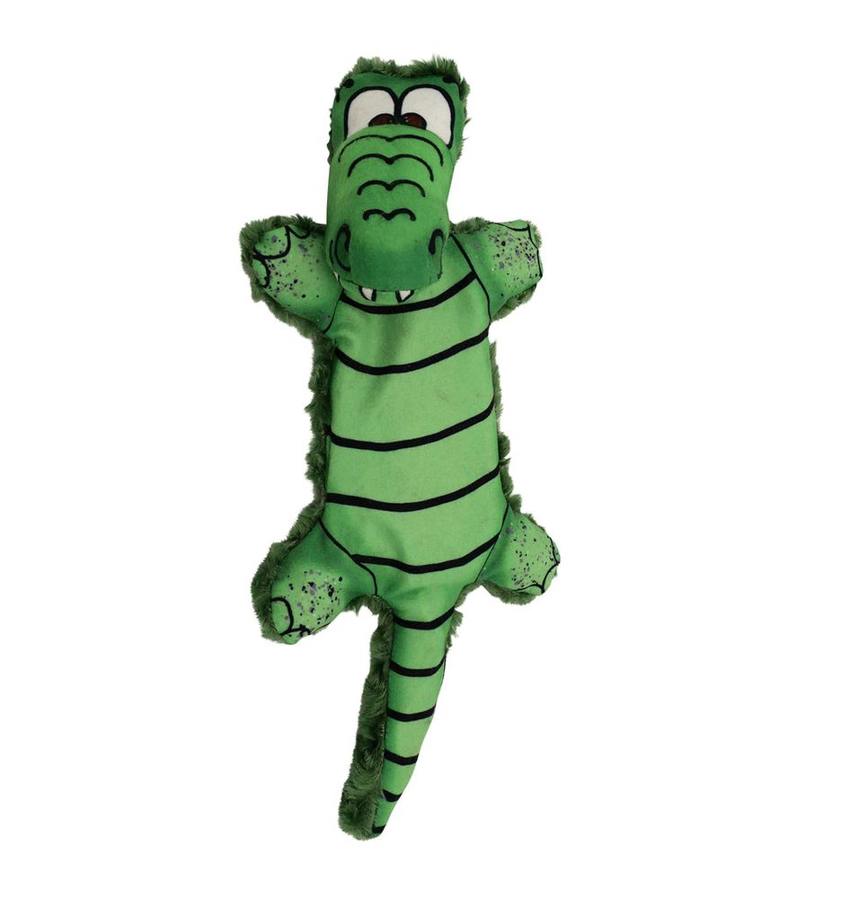 Allie Gator, a green alligator with a cartoon face