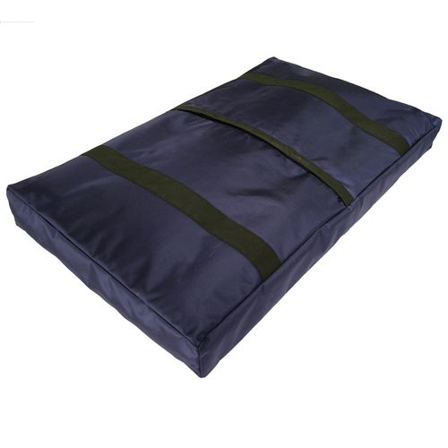 Armor™ Rectangle Bed in Midnight, underside with the non-skid base
