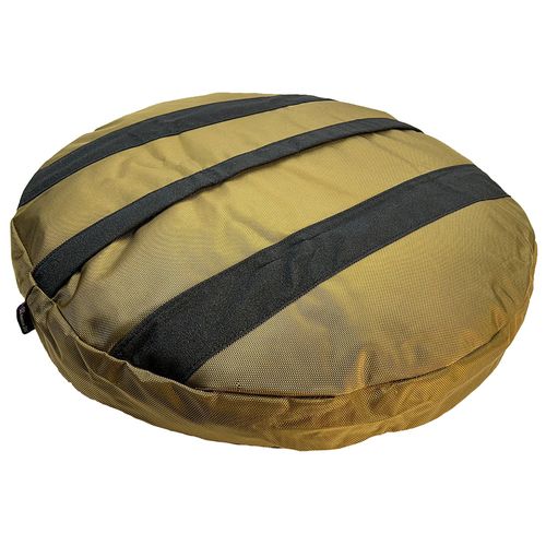 Armor™ Round Bed in Camel, underside with the non-skid base
