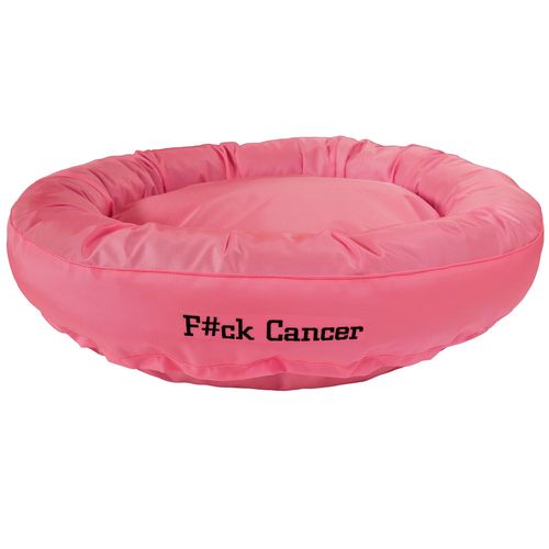 Armor™ Round Bolster Bed, F#ck Cancer