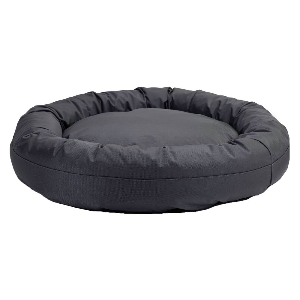 Armor™ Round Bolster Bed in Charcoal