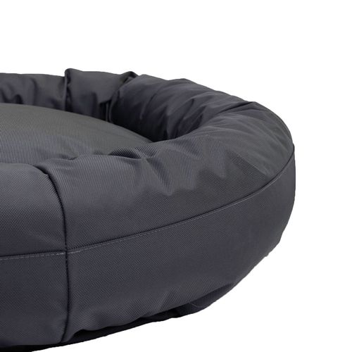 Armor™ Round Bolster Bed in Charcoal