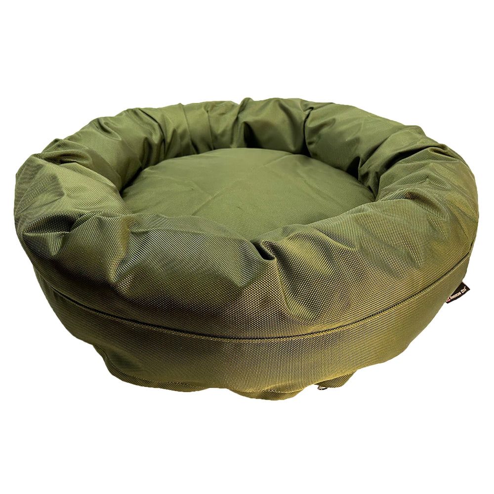 Armor™ Round Bolster Bed in Olive