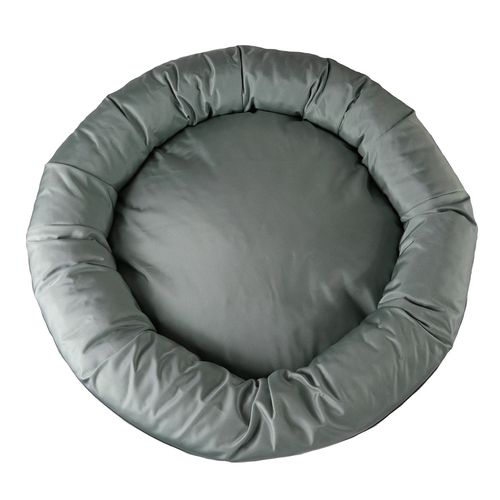Armor™ Round Bolster Bed in Silver