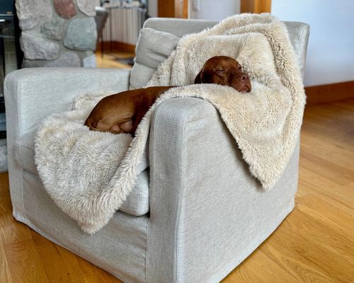 Blanket Topper in Fluffernutter