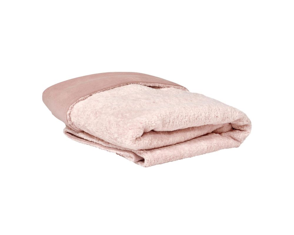 Blanket Topper in Pink Champagne