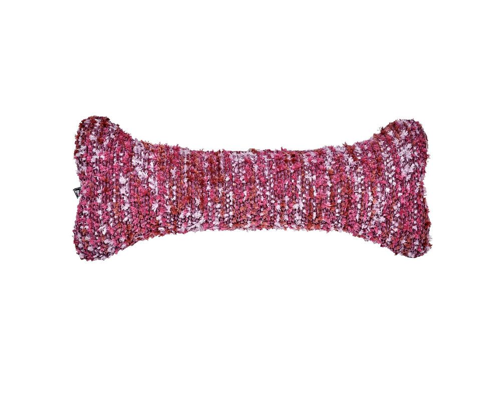 Bumper Bone Pillow in Fuchsia Fiesta