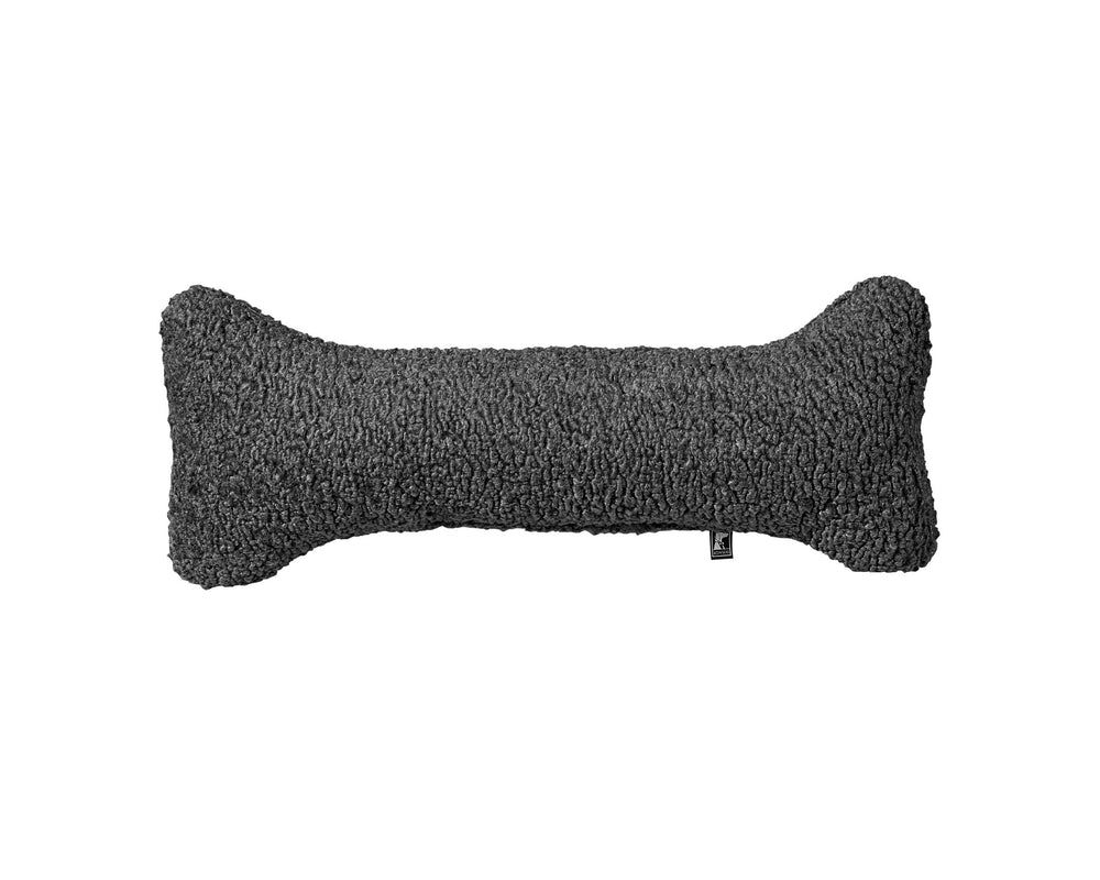 Bumper Bone Pillow in Grey Sheepskin