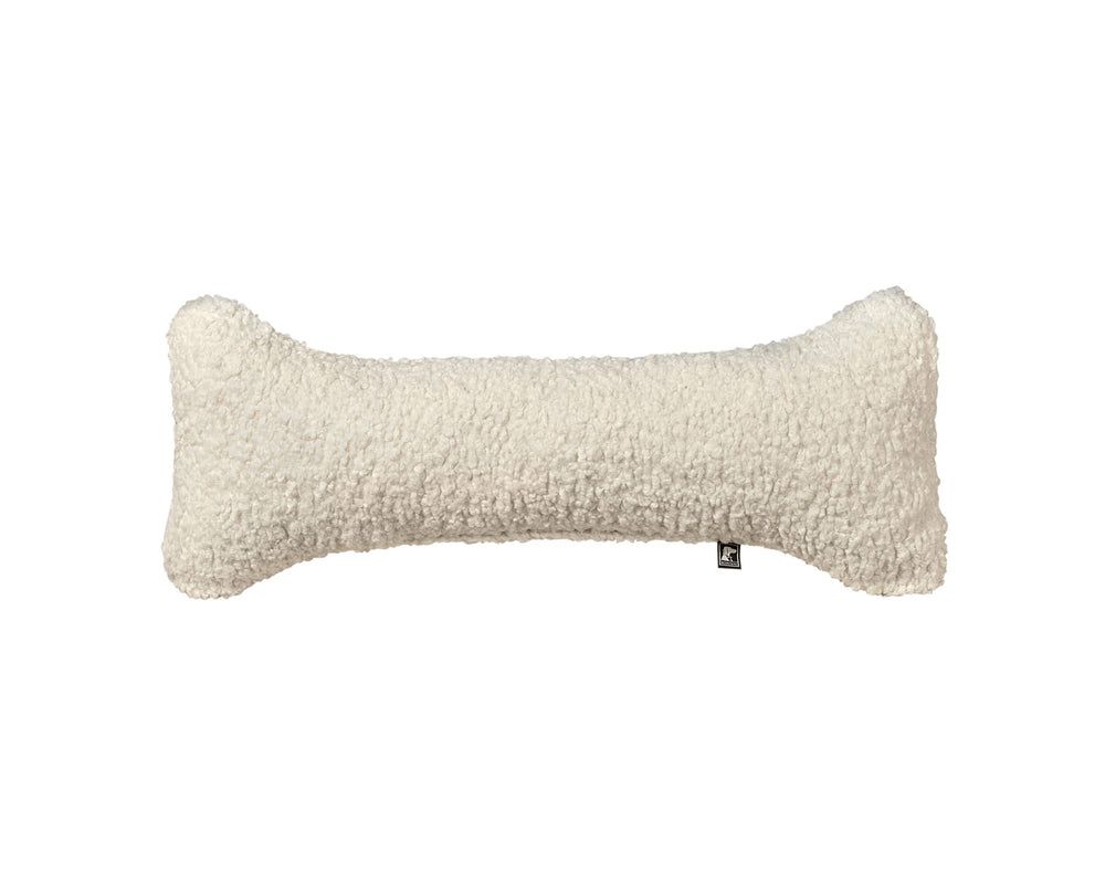 Bumper Bone Pillow in Ivory Sheepskin