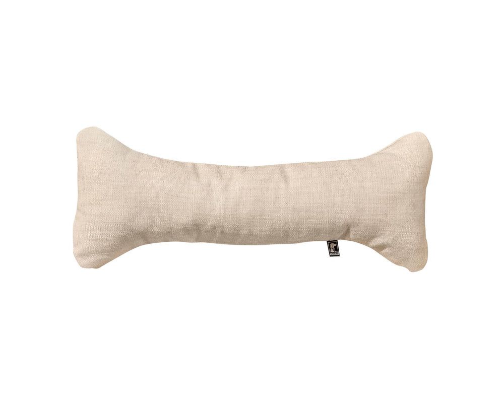 Bumper Bone Pillow in Parchment