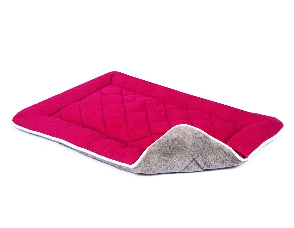 Cotton Canvas Sleeper Cushion in Berry