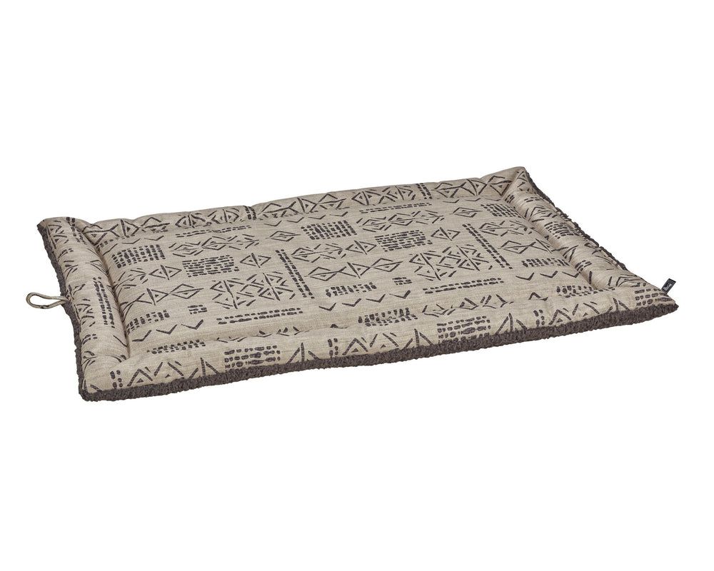 Cosmopolitan Mat, Faux Fur in Mayan / Grey Sheepskin