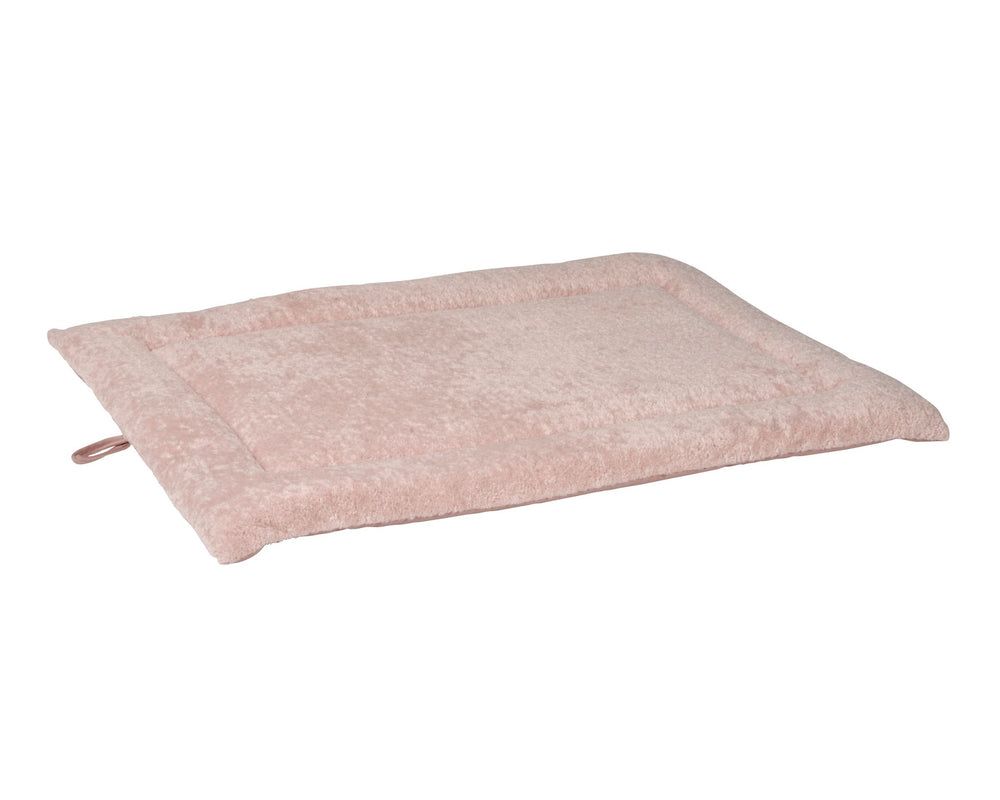 Cosmopolitan Mat, Faux Fur in Pink Champagne / Rosewood