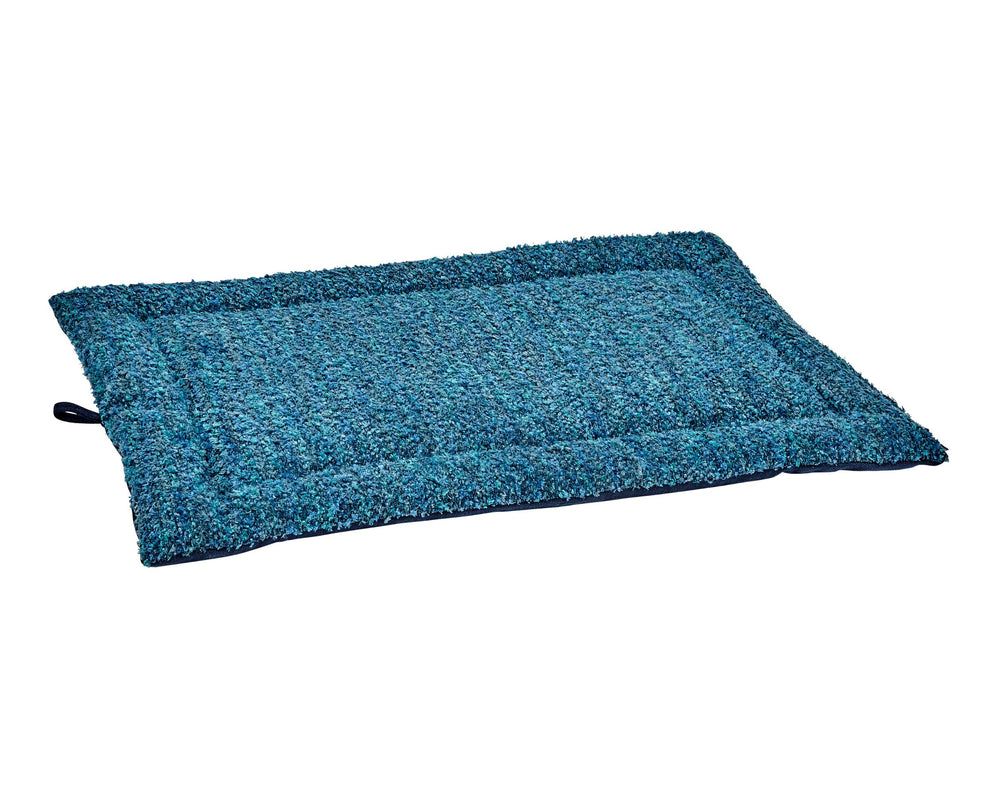 Cosmopolitan Mat, Signature Textures in Blue Lagoon / True Navy