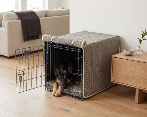 Crate Cover in Herringbone