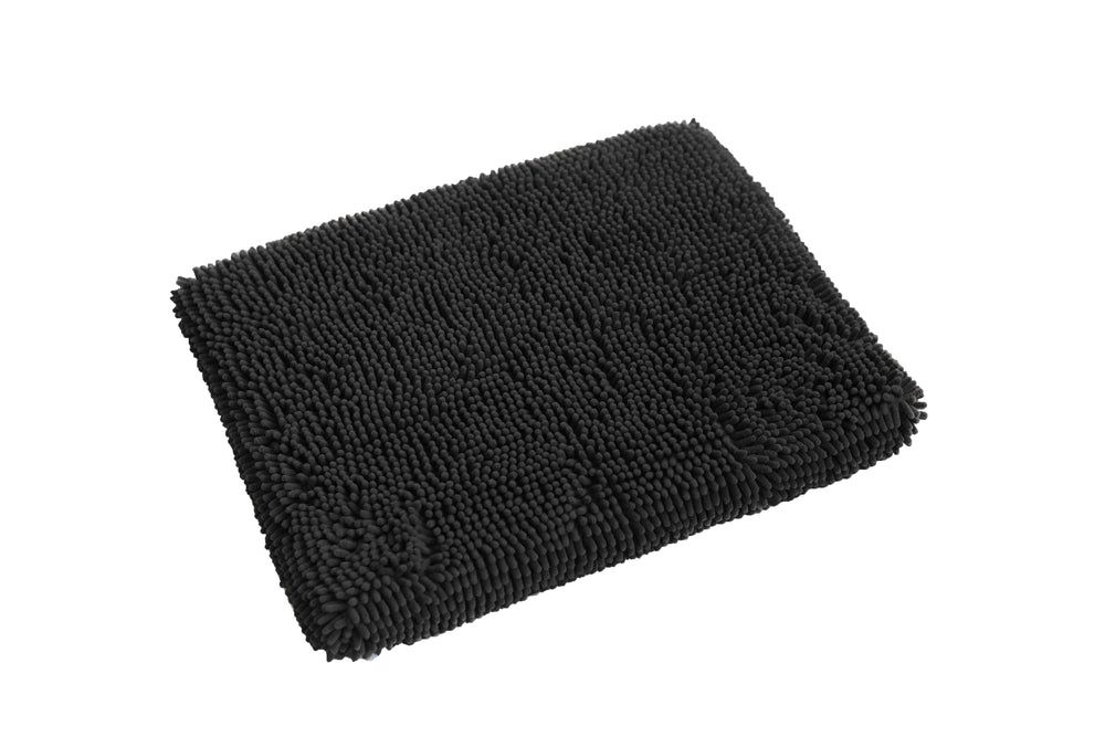 Dirty Dog Cushion Pad in Black, from above