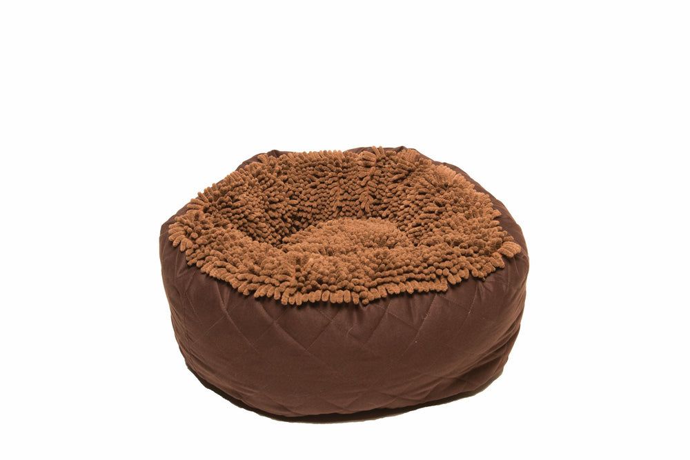 Dirty Dog Donut Bed in Brown