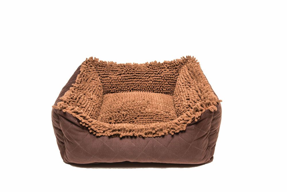 Dirty Dog Lounger Bed in Brown