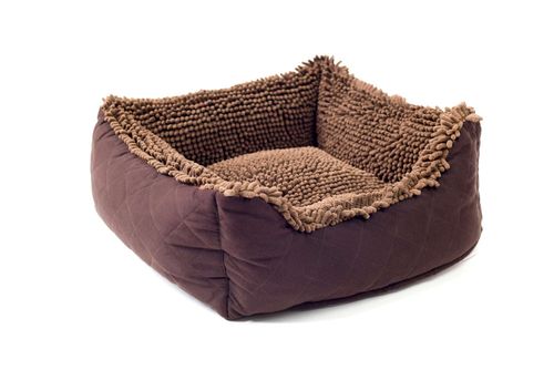Dirty Dog Lounger Bed in Brown