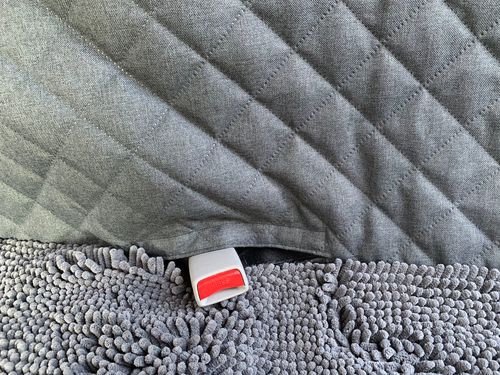 Dirty Dog Single Car Seat Cover and Hammock in Cool Grey