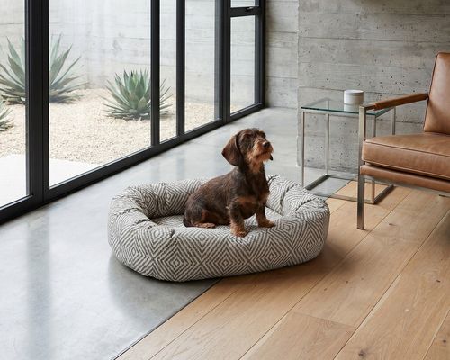 Donut Bed, Designer Prints in Diamondback