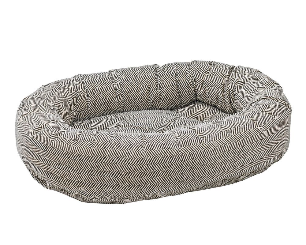 Donut Bed Cover in Herringbone