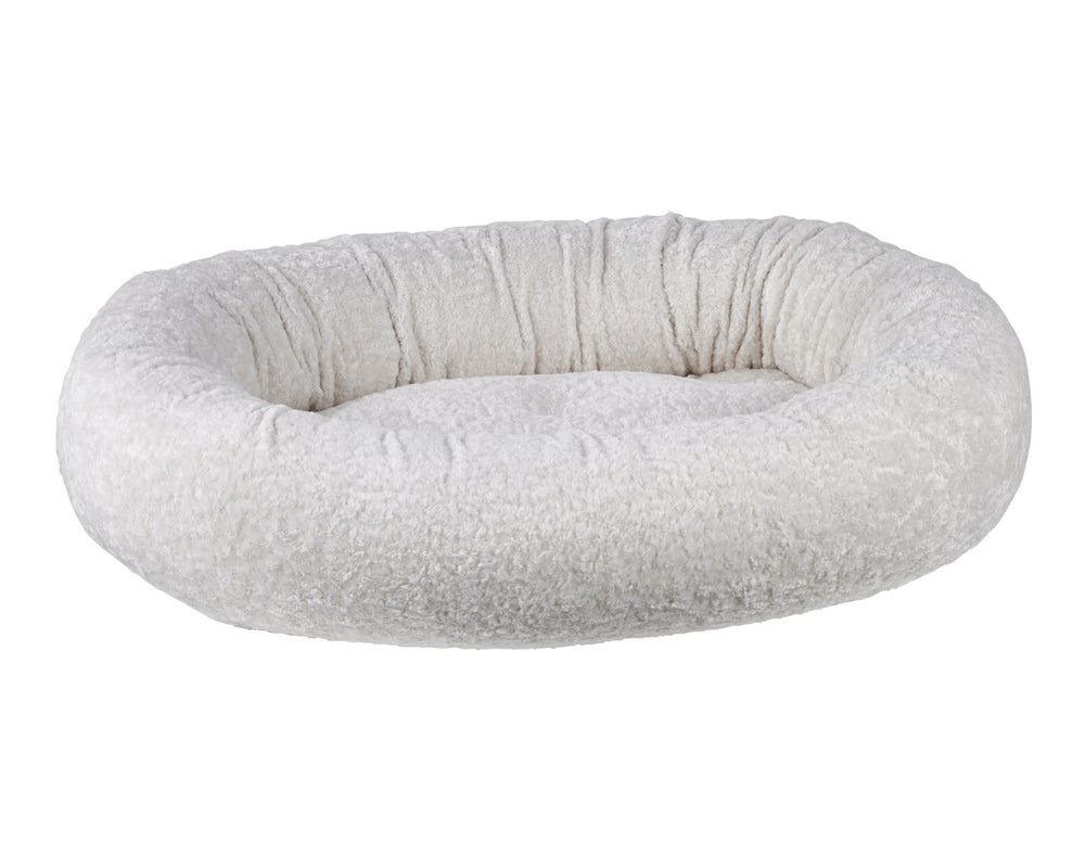 Donut Bed Cover in Ivory Sheepskin