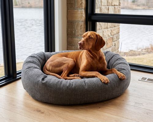 Donut Bed, Vintage Washed in Mousse