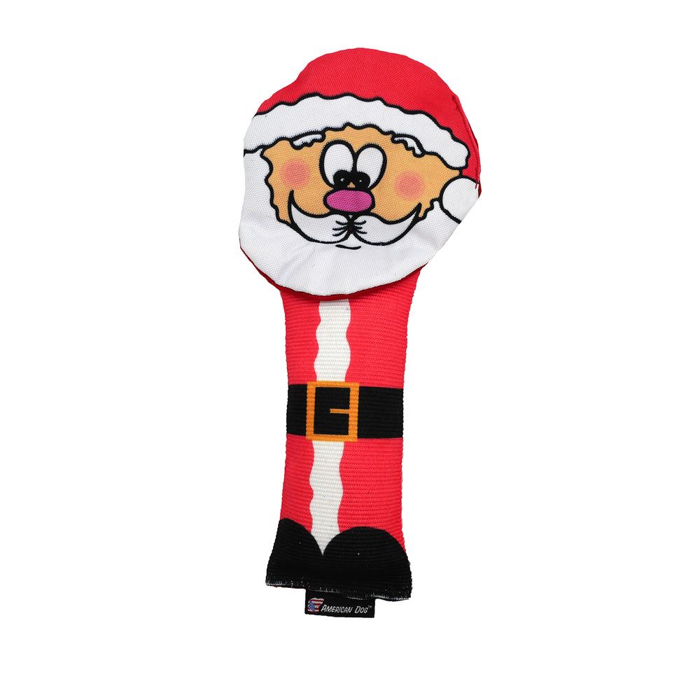 Fire Hose Santa Tug, Santa with a fire hose body