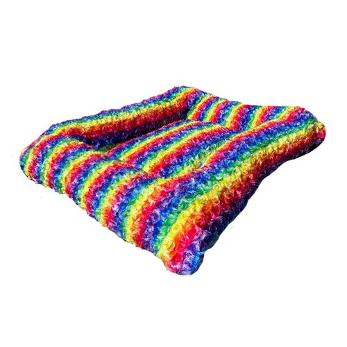 Furvana™ Cloud Bolster Bed, Rainbow
