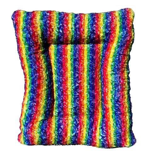 Furvana™ Cloud Bolster Bed, Rainbow