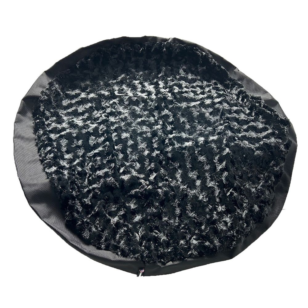Furvana™ Round Bed Cover in Black
