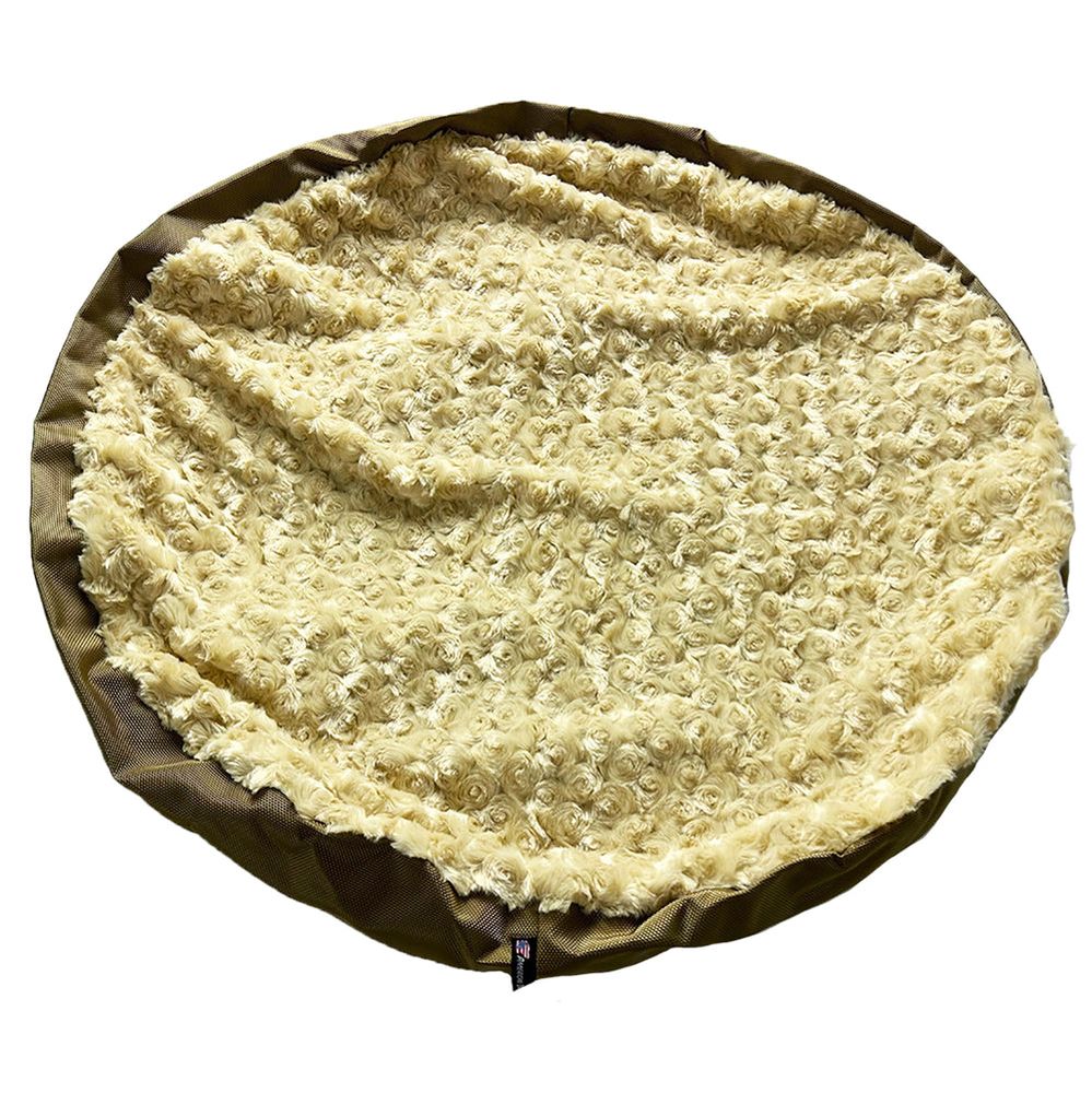 Furvana™ Round Bed Cover in Camel