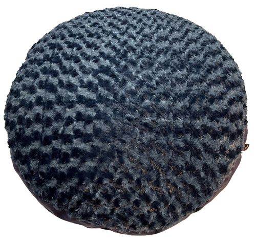 Furvana™ Round Bed in Midnight, from above