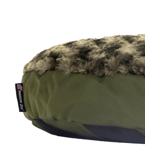Furvana™ Round Bed in Olive