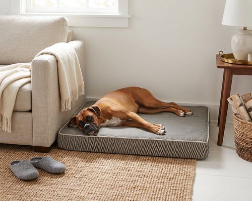 Isotonic Memory Foam Mattress in Herringbone