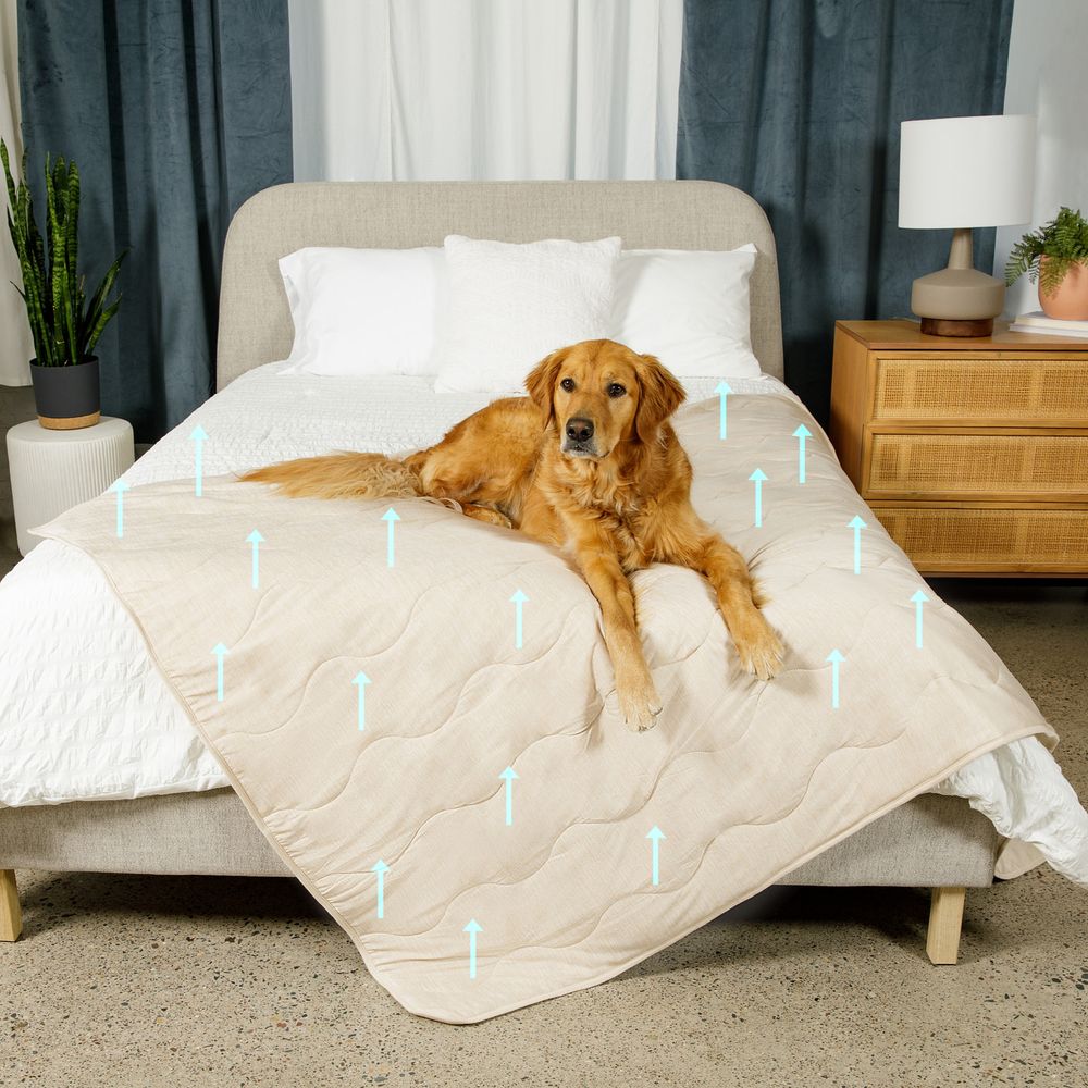 PupChill™ Cooling Waterproof Blanket in Arctic Sand