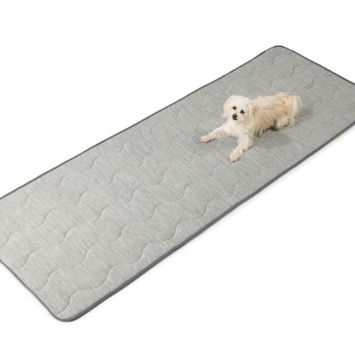 PupChill™ Cooling Waterproof Bed Runner in Arctic Grey