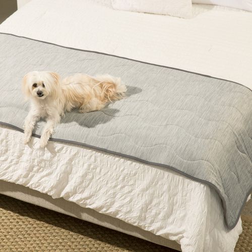 PupChill™ Cooling Waterproof Bed Runner in Arctic Grey