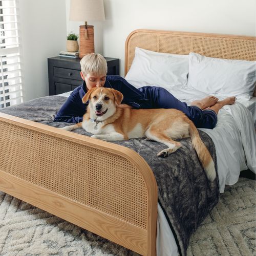 PupProtector™ Luxe Waterproof Bed Runner in Ultra Soft Chinchilla