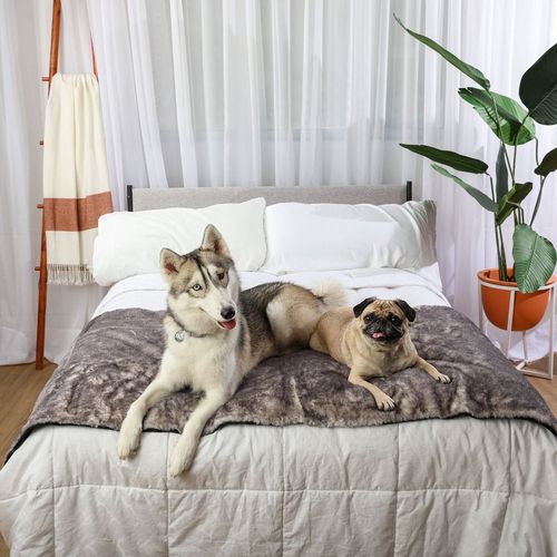 PupProtector™ Luxe Waterproof Bed Runner in Ultra Soft Chinchilla