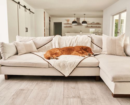 PupProtector™ Short Fur Waterproof Blanket in Polar White