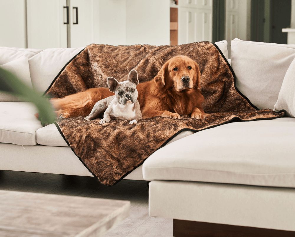 PupProtector™ Short Fur Waterproof Blanket in Sable Tan