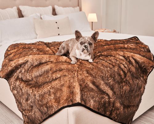 PupProtector™ Short Fur Waterproof Blanket in Sable Tan