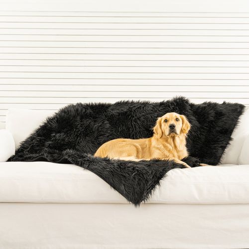 PupProtector™ Waterproof Throw Blanket in Midnight Black
