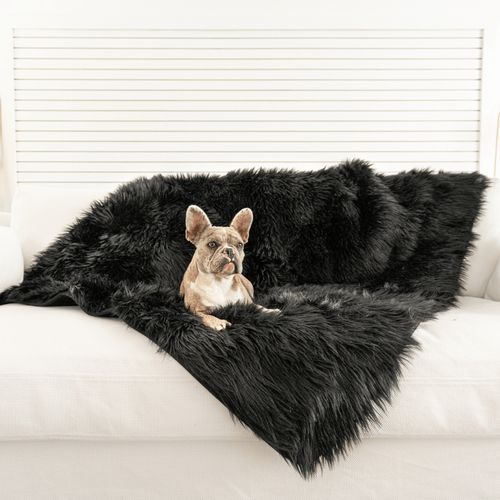 PupProtector™ Waterproof Throw Blanket in Midnight Black