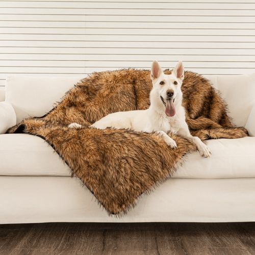 PupProtector™ Waterproof Throw Blanket in Sable Tan
