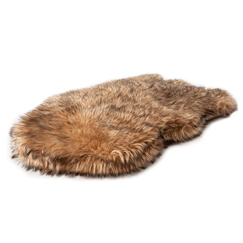 PupRug® Faux Fur Bed Cover in Sable Tan