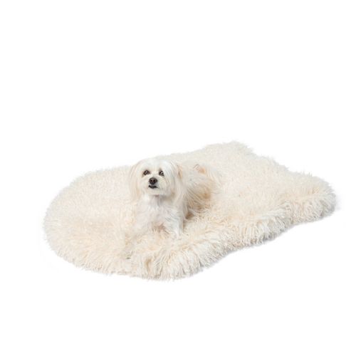 PupRug® Luxe Faux Fur Bed Cover in Plush Sheep Ivory