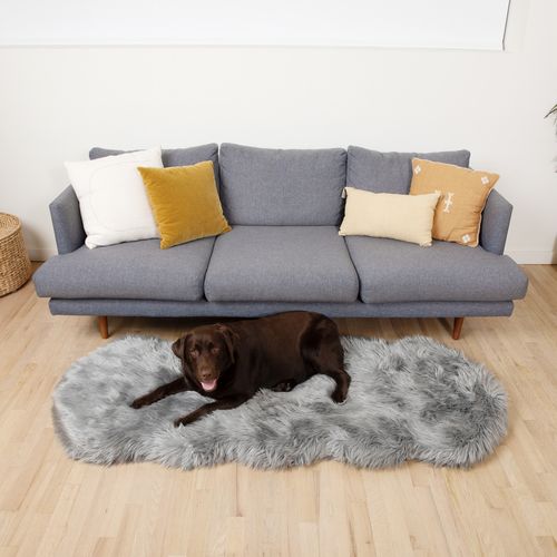 PupRug® Runner Memory Foam Bed in Charcoal Grey